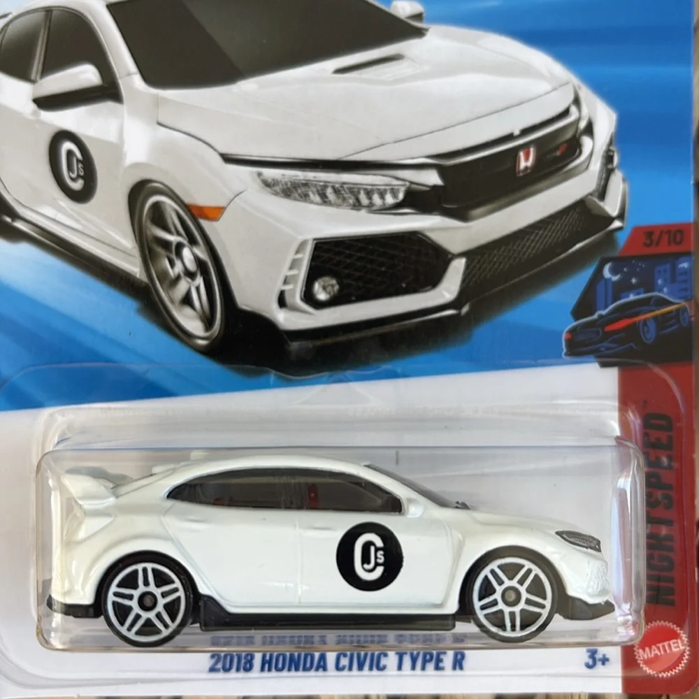 White 2018 Honda Civic Type R Hot Wheels Car Hotwheels Diecast 2026 New